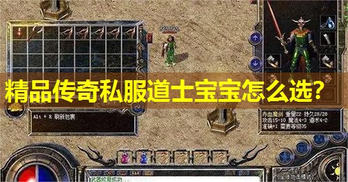 精品传奇私服道士宝宝怎么选？