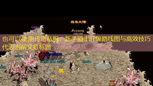传奇私服：新手道士升级路线图与高效技巧